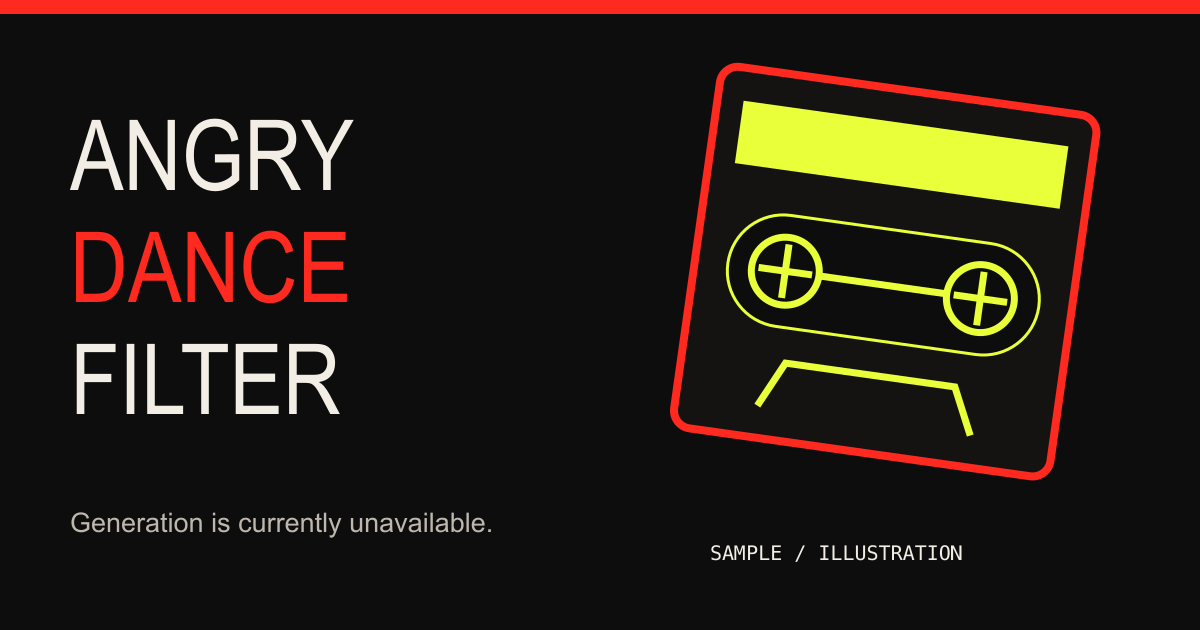 Angry Dance Filter website preview